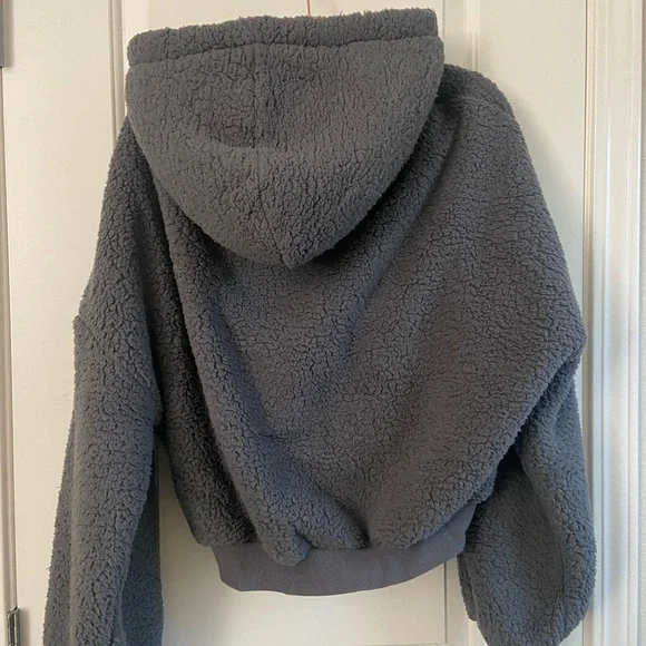 POPFLEX Charcoal Sherpa Jacket - Picture 3 of 3